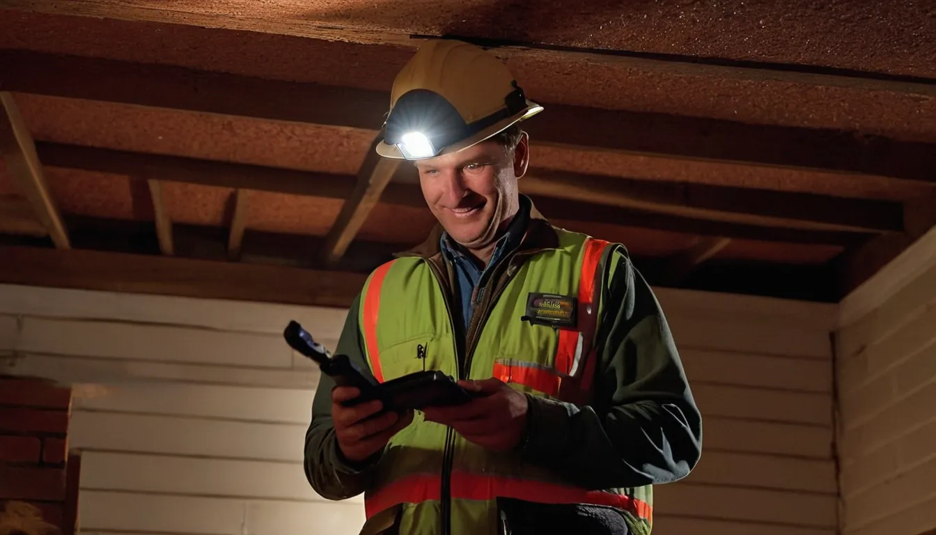 Provider inspecting a home attic for rodent and wildlife entry points near San Antonio